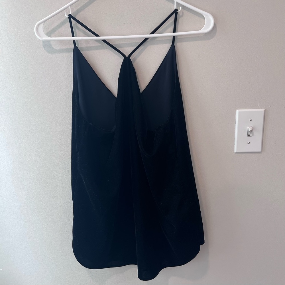 LOFT Velvet Black Women's Tank Top